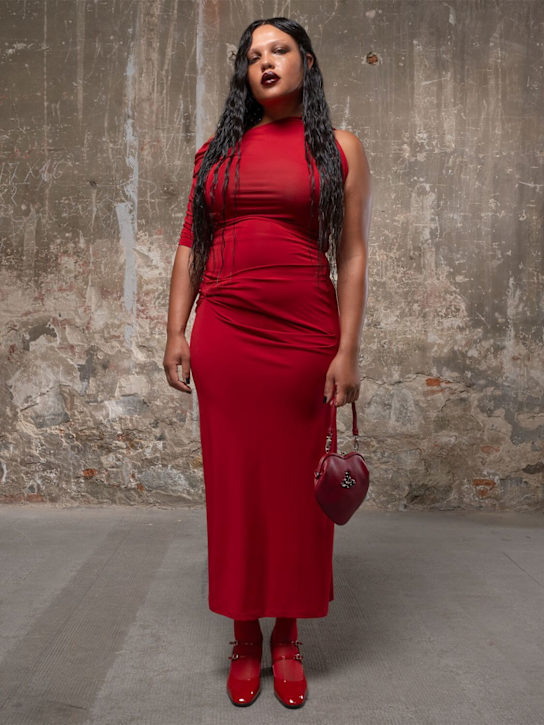 Jacquemus La Robe Drapeado jersey midi dress 4 Jacquemus La Robe Drapeado jersey midi dress