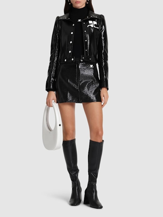 Courrèges Vinyl mini skirt 7 Courrèges Vinyl mini skirt