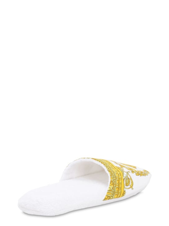 Versace Barocco & Robe cotton slippers 3 Versace Barocco & Robe cotton slippers