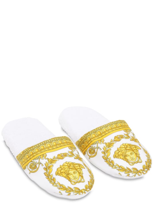 Versace Barocco & Robe cotton slippers 4 Versace Barocco & Robe cotton slippers
