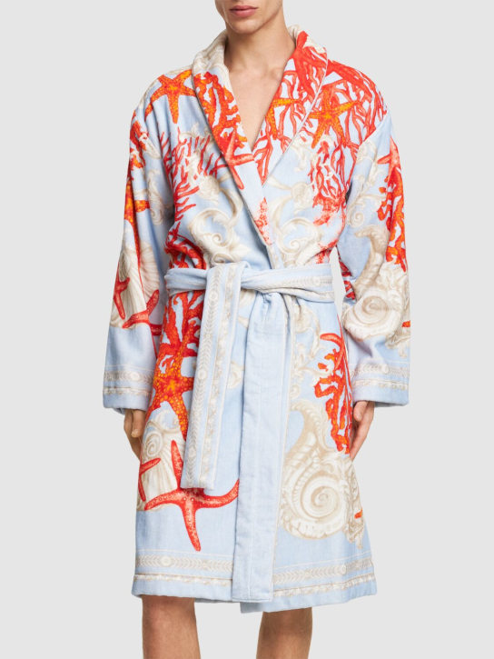 Versace Barocco De La Mer bathrobe