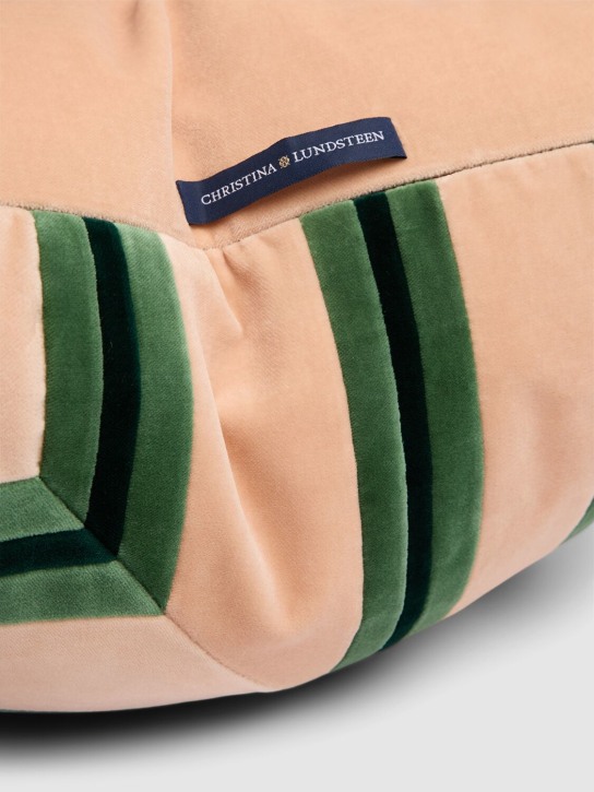 Christina Lundsteen Jade cotton cushion