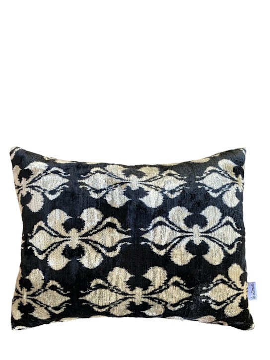Les Ottomans Silk velvet cushion