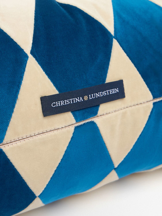 Christina Lundsteen Harlequin bolster w/ piping 3 Christina Lundsteen Harlequin bolster w/ piping