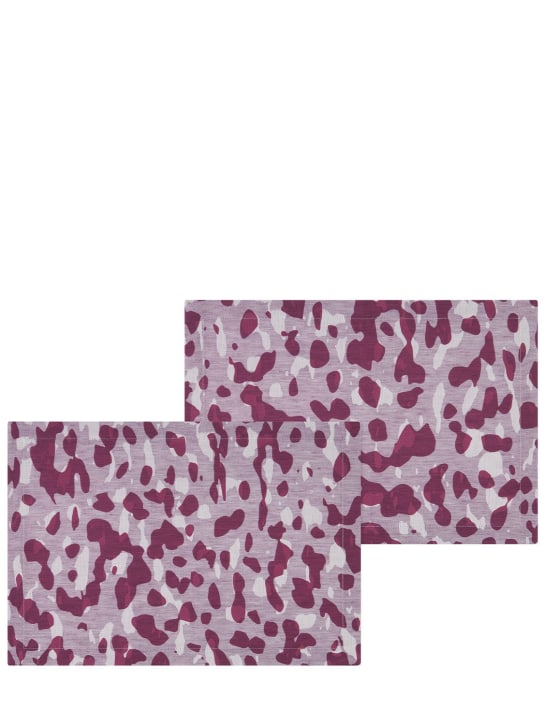 Stories Of Italy Set of 2 plum placemats