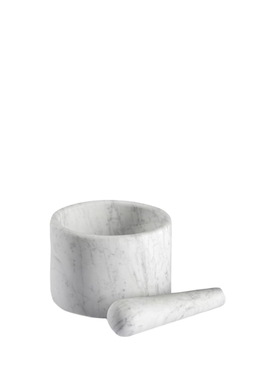 Salvatori Ellipse marble mortar & pestle
