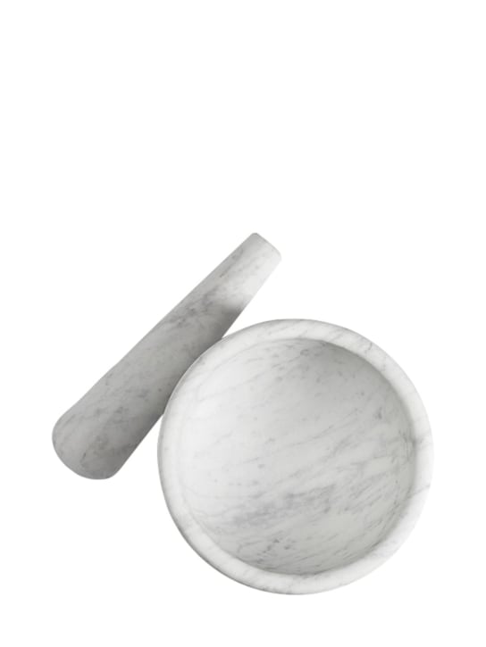 Salvatori Ellipse marble mortar & pestle 3 Salvatori Ellipse marble mortar & pestle