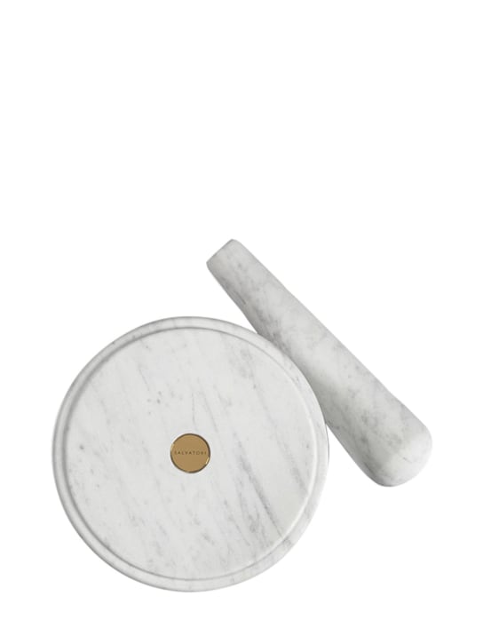Salvatori Ellipse marble mortar & pestle 5 Salvatori Ellipse marble mortar & pestle