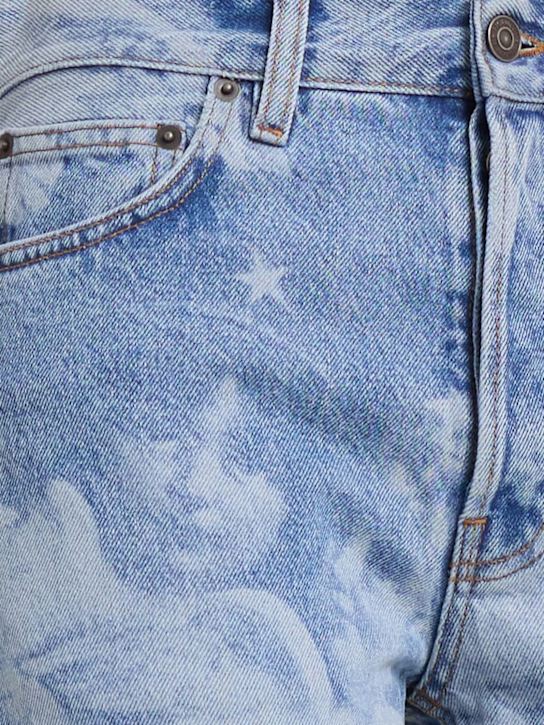 Fiorucci Angel print straight fit denim jeans