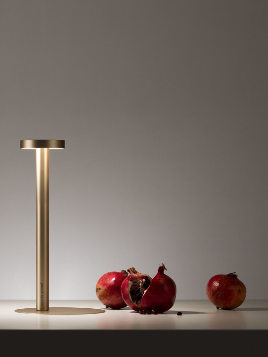 Davide Groppi TeTaTeT matte gold table lamp
