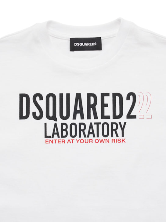 Dsquared2 Printed cotton jersey t-shirt