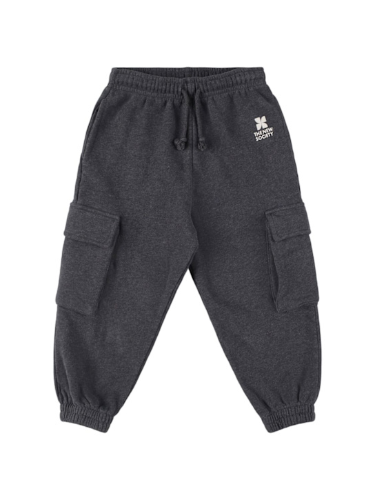 The New Society Printed cotton sweatpants