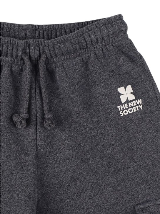 The New Society Printed cotton sweatpants
