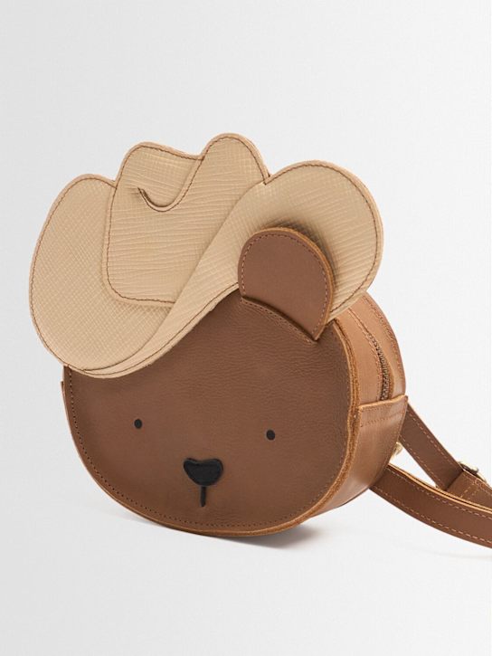 Donsje Bear leather backpack