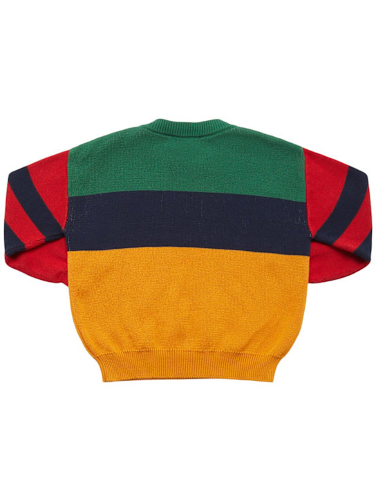 Bobo Choses Color block cotton knit sweater 3 Bobo Choses Color block cotton knit sweater