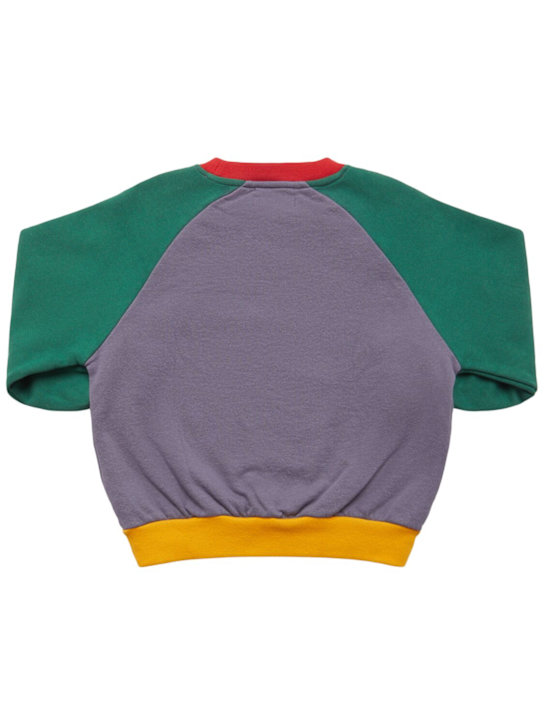 Bobo Choses Printed color block cotton sweatshirt 3 Bobo Choses Printed color block cotton sweatshirt