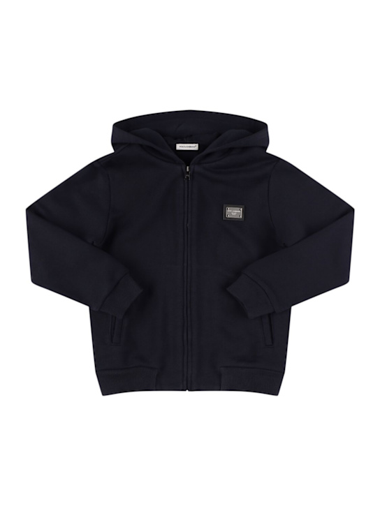Dolce&Gabbana Cotton zip sweatshirt