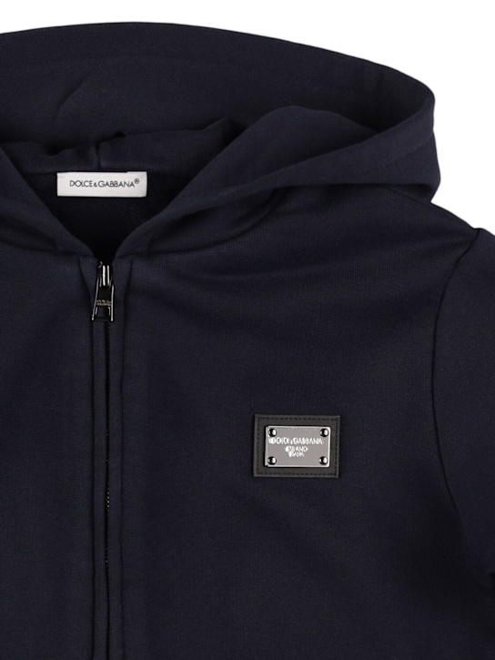 Dolce&Gabbana Cotton zip sweatshirt