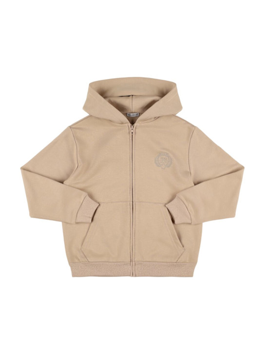 Dolce&Gabbana Cotton zip sweatshirt