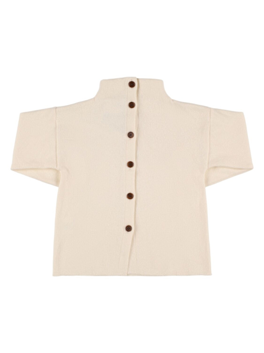 Babe & Tess Cotton blend knit cardigan