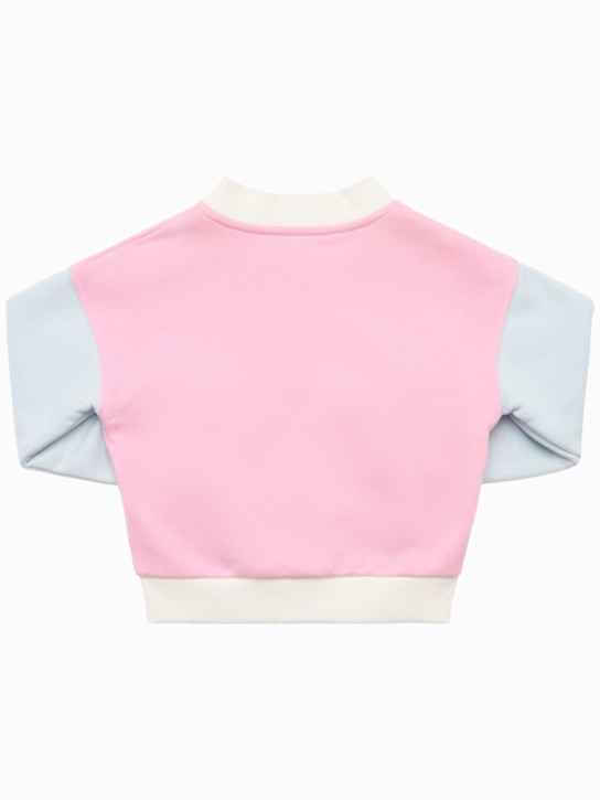 Monnalisa Embellished cotton blend sweatshirt 3 Monnalisa Embellished cotton blend sweatshirt