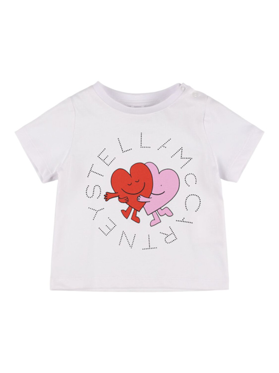 Stella McCartney Kids Printed cotton jersey t-shirt