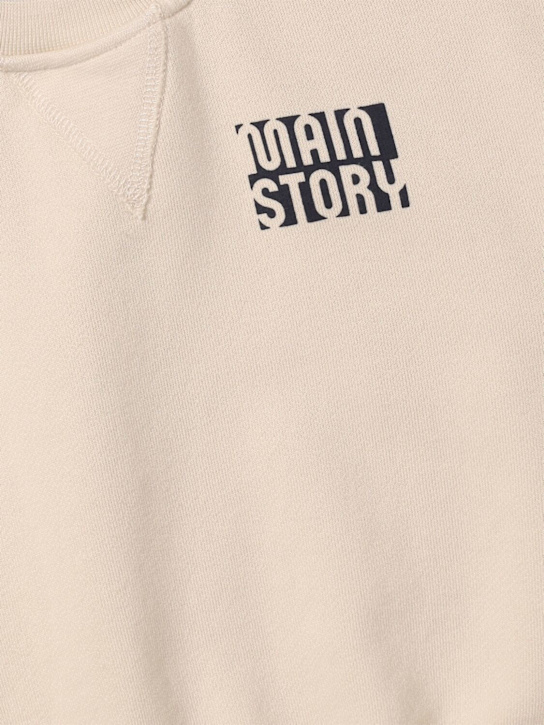 Main Story Embroidered organic cotton sweatshirt