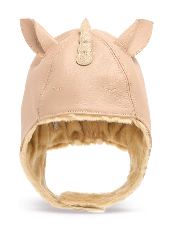 Donsje Shearling unicorn hat