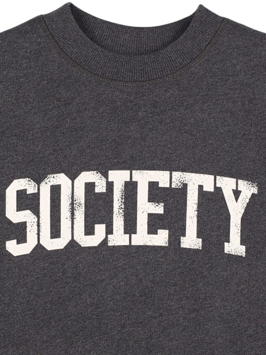 The New Society Cotton sweatshirt w/logo