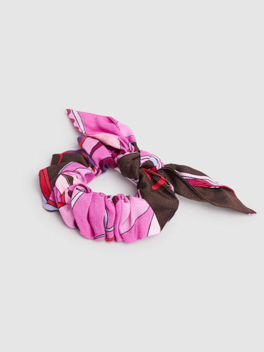 Pucci Printed viscose jersey scrunchie