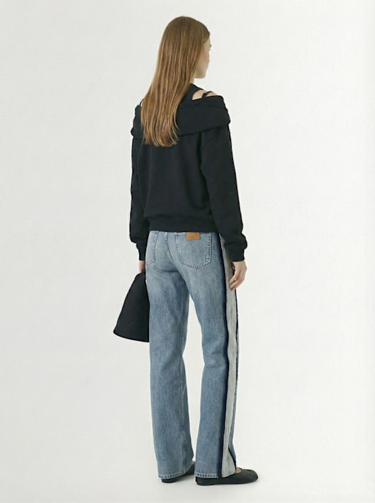 MM6 Maison Margiela Folded denim straight jeans 3 MM6 Maison Margiela Folded denim straight jeans