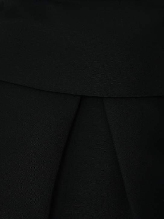 Sacai Double-face silk blend shorts