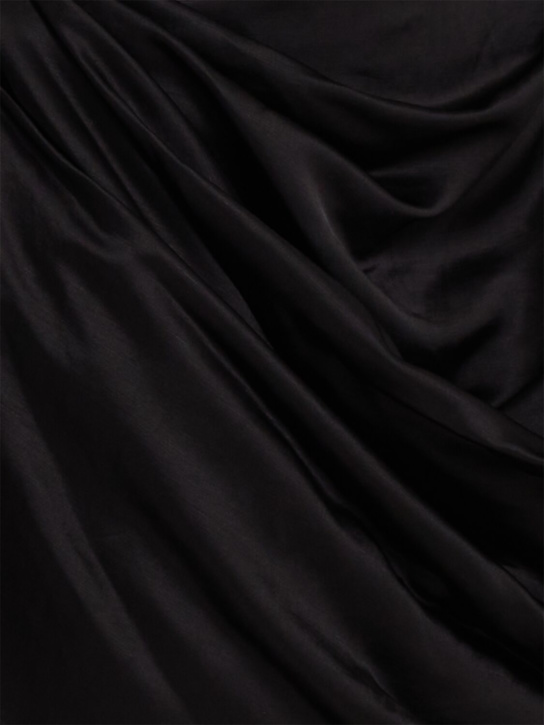 Magda Butrym Draped viscose blend mini dress 3 Magda Butrym Draped viscose blend mini dress