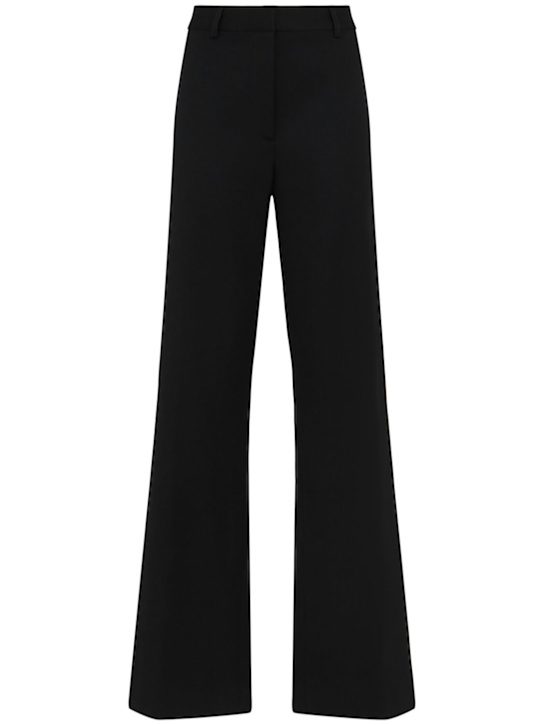 Annagreta Malika straight leg wool twill pants