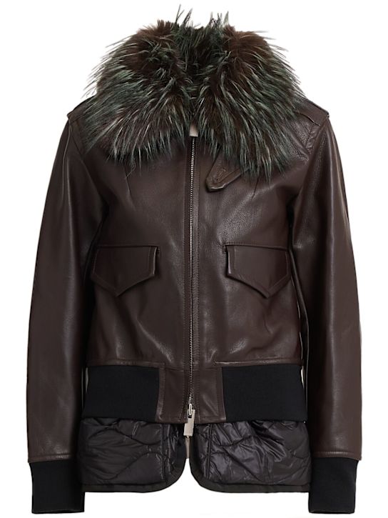Sacai Leather jacket