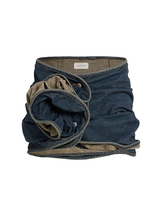 Magda Butrym Denim mini skirt