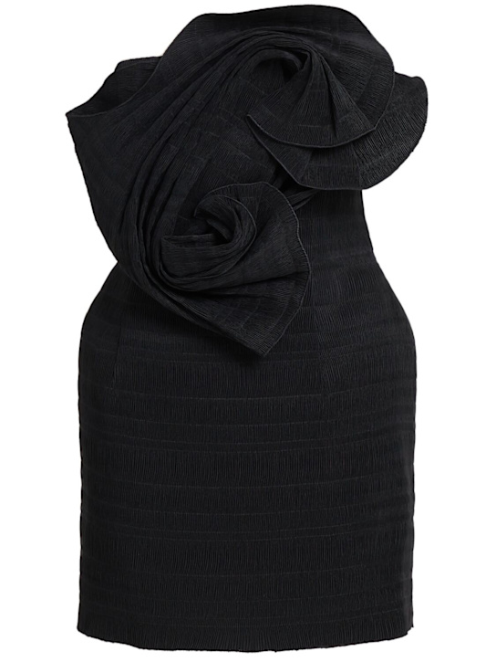 Magda Butrym Strapless mini dress w/ roses