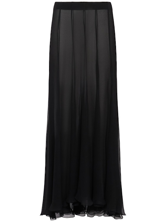 Chloé Silk mousseline long skirt