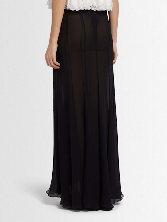 Chloé Silk mousseline long skirt 3 Chloé Silk mousseline long skirt