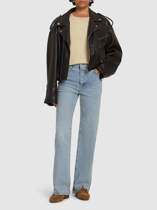 Frame The arrow cotton high rise jeans