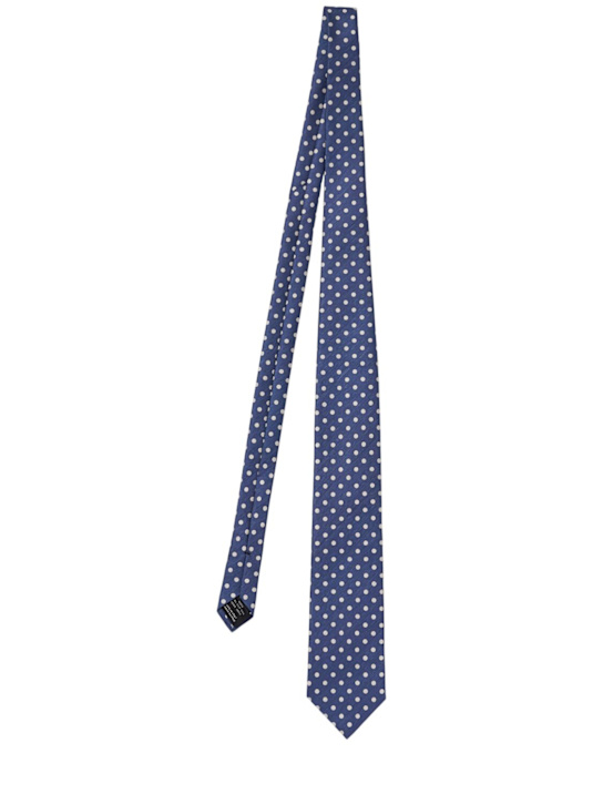 Tom Ford 8cm Polka dotted silk tie 4 Tom Ford 8cm Polka dotted silk tie