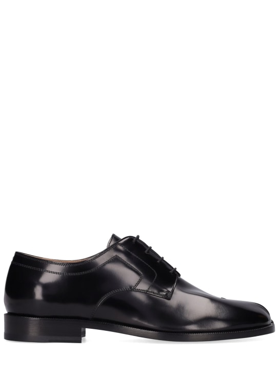 Maison Margiela Tabi brushed leather derby shoes