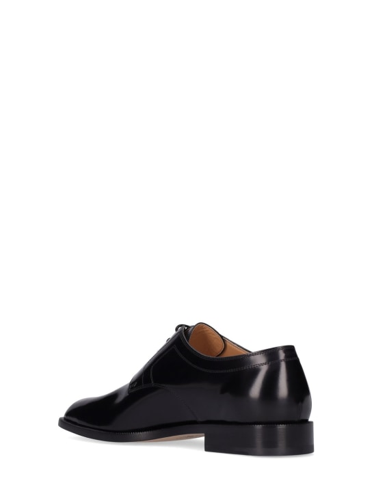 Maison Margiela Tabi brushed leather derby shoes 4 Maison Margiela Tabi brushed leather derby shoes