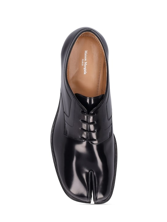 Maison Margiela Tabi brushed leather derby shoes 5 Maison Margiela Tabi brushed leather derby shoes