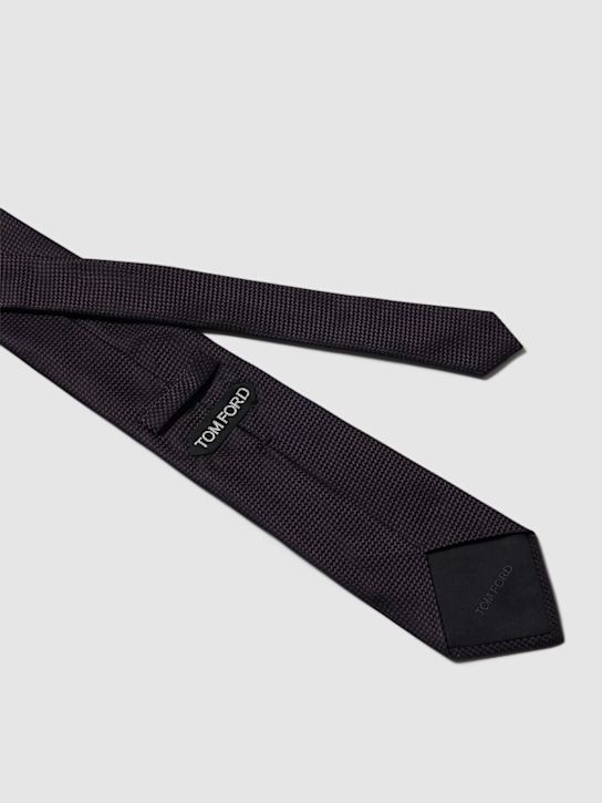 Tom Ford 8cm Grisaille silk tie 5 Tom Ford 8cm Grisaille silk tie