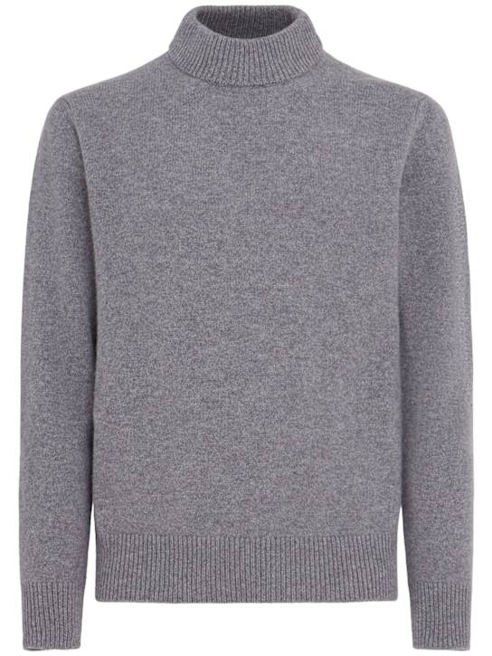 The Core Wool knit funnel neck sweater
