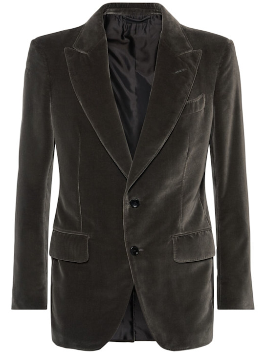 Tom Ford Compact light velvet blazer