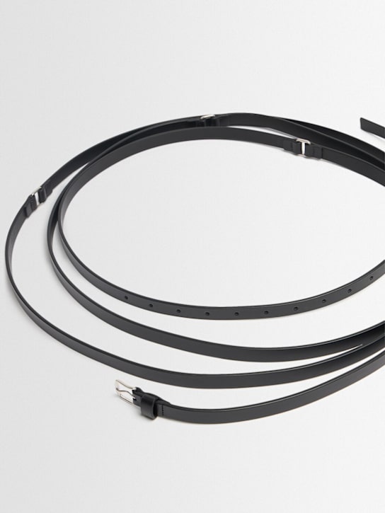 Ann Demeulemeester 15mm Kepa triple-wrap leather belt