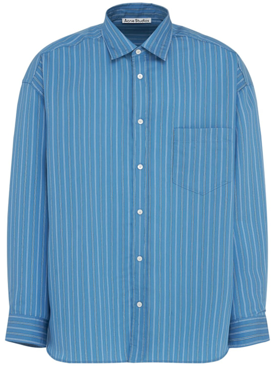 Acne Studios Long sleeve lyocell striped shirt