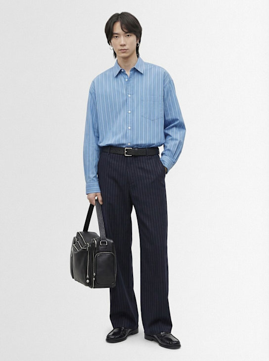 Acne Studios Long sleeve lyocell striped shirt